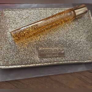 Jimmy Choo glitter pouch with I want Choo perfume spray NEW💕❤️💕😲